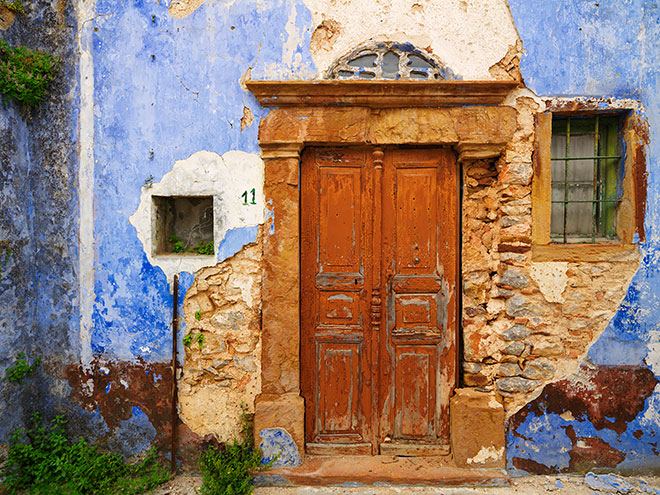 Abandoned Homes. Vessa, Chios
