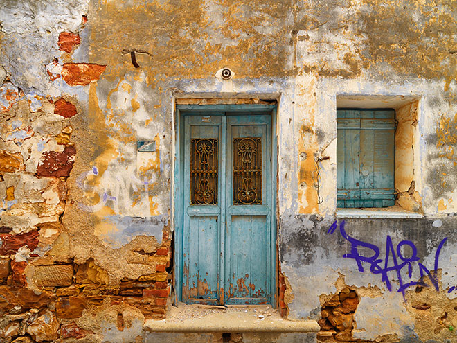 Abandoned Homes. Thimiana, Chios