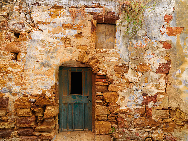 Abandoned Homes. Thimiana, Chios