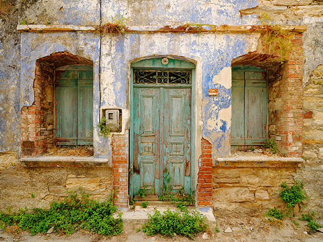 Abandoned Homes. Kataraktis, Chios