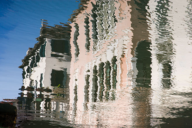 Relections of Venice. Canal Side.