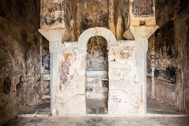 Church of the Metamorphosis, Nomitsi, (Nomitsis) Exo Mani, Peloponesse, Greece.